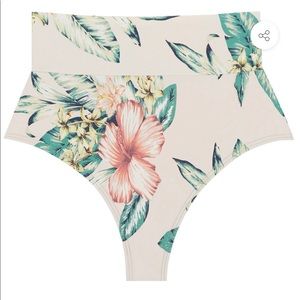 Montce Tommi Floral high waist bikini bottom